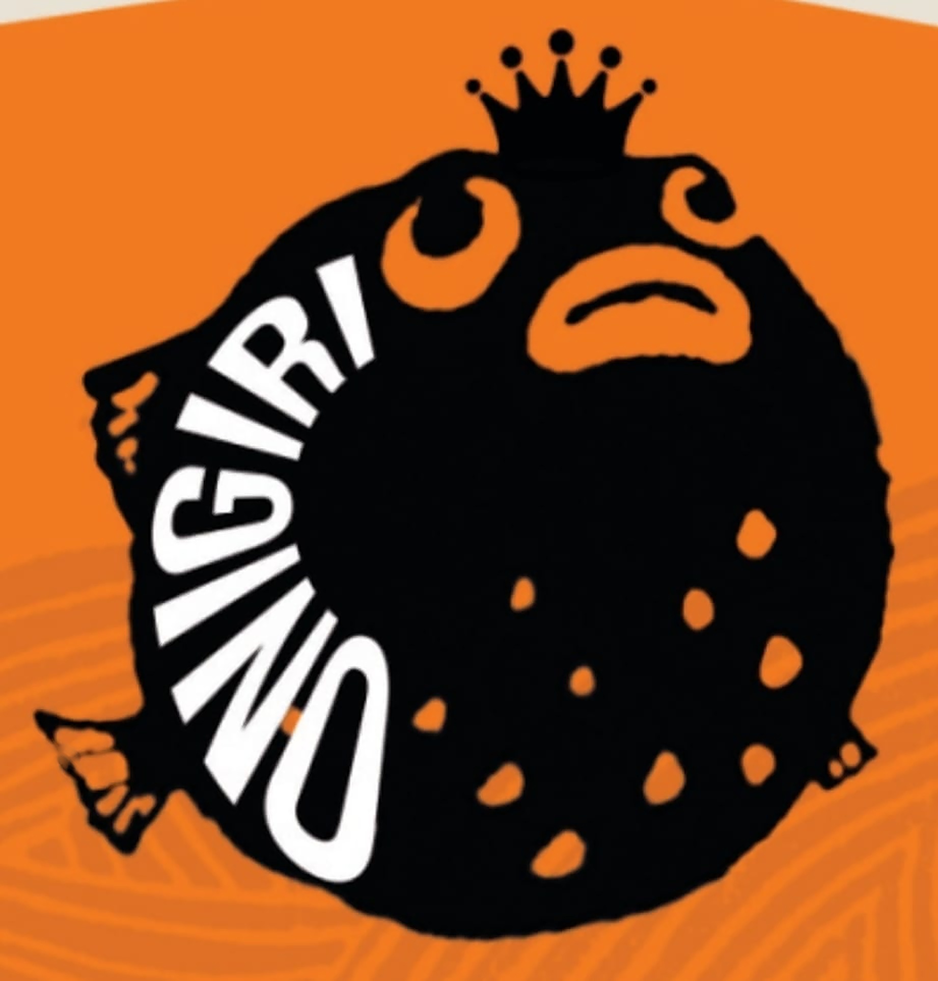 Pez globo con corona: Onigiri